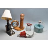 GROUP THREE OF VINTAGE TABLE LAMPS