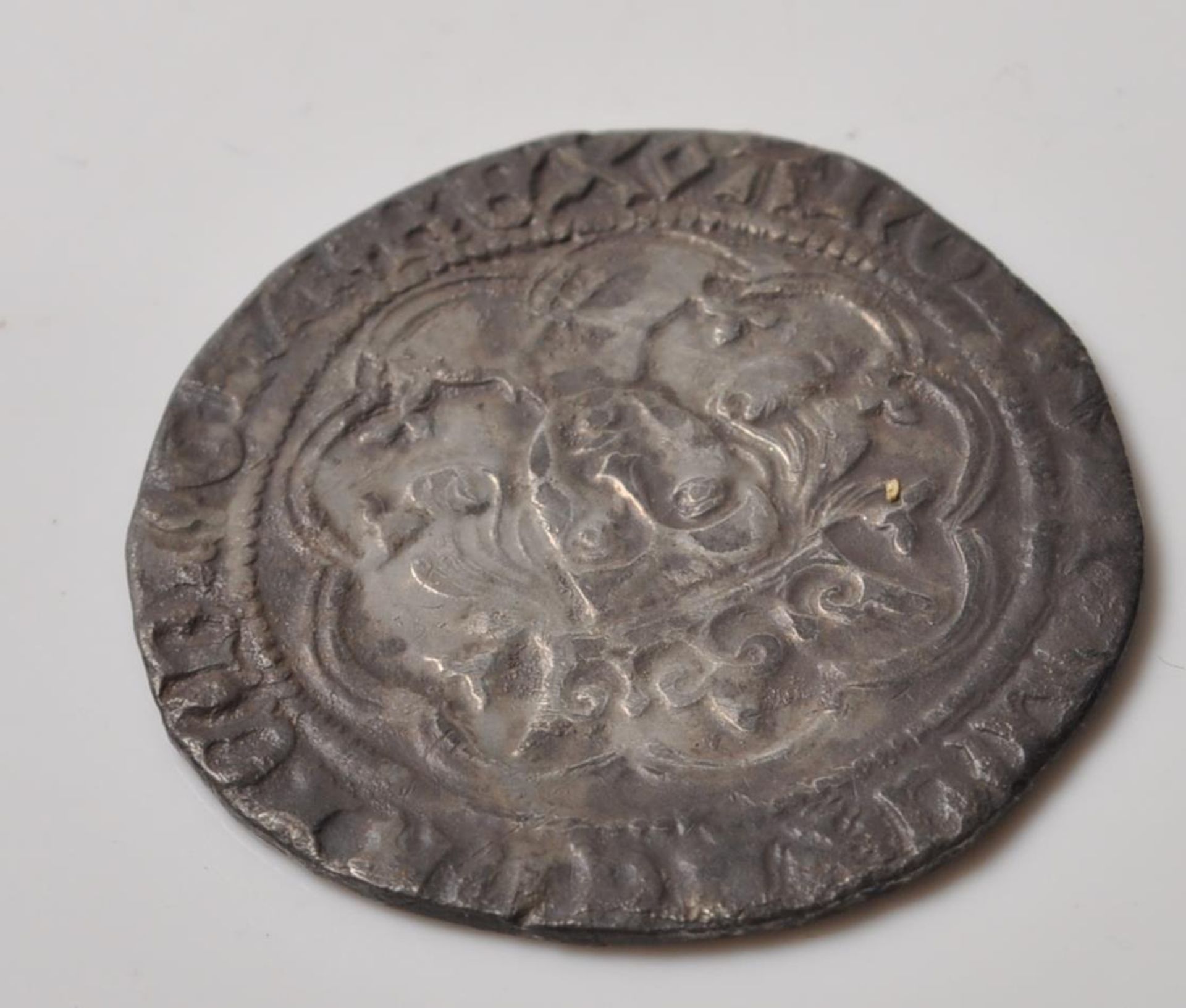 15TH CENTURY HENRY IVI HAMMERED SILVER GROAT COIN - Bild 3 aus 3