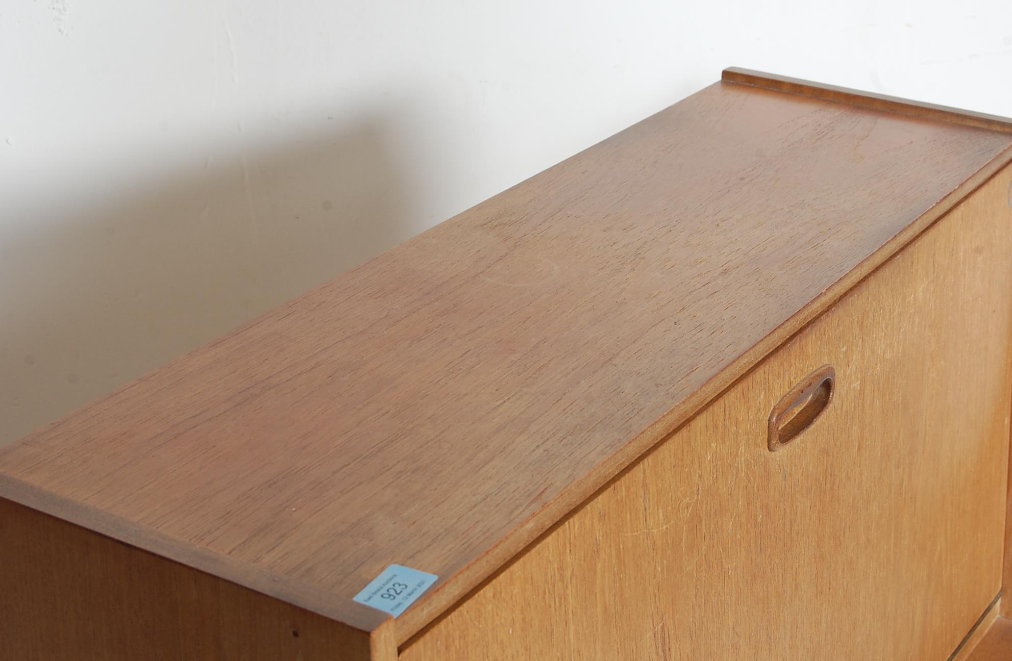 RETRO VINTAGE 1970S TEAK WOOD BUREAU - Image 3 of 6