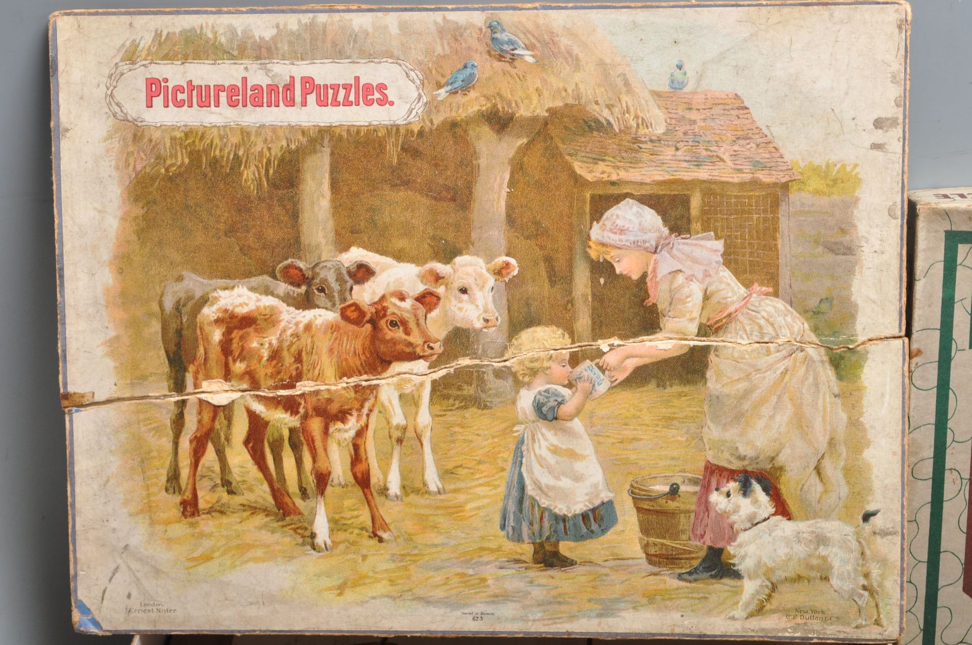 ANTIQUE COLLECTION OF CHILDREN'S JIGSAW PUZZLES - Image 3 of 9