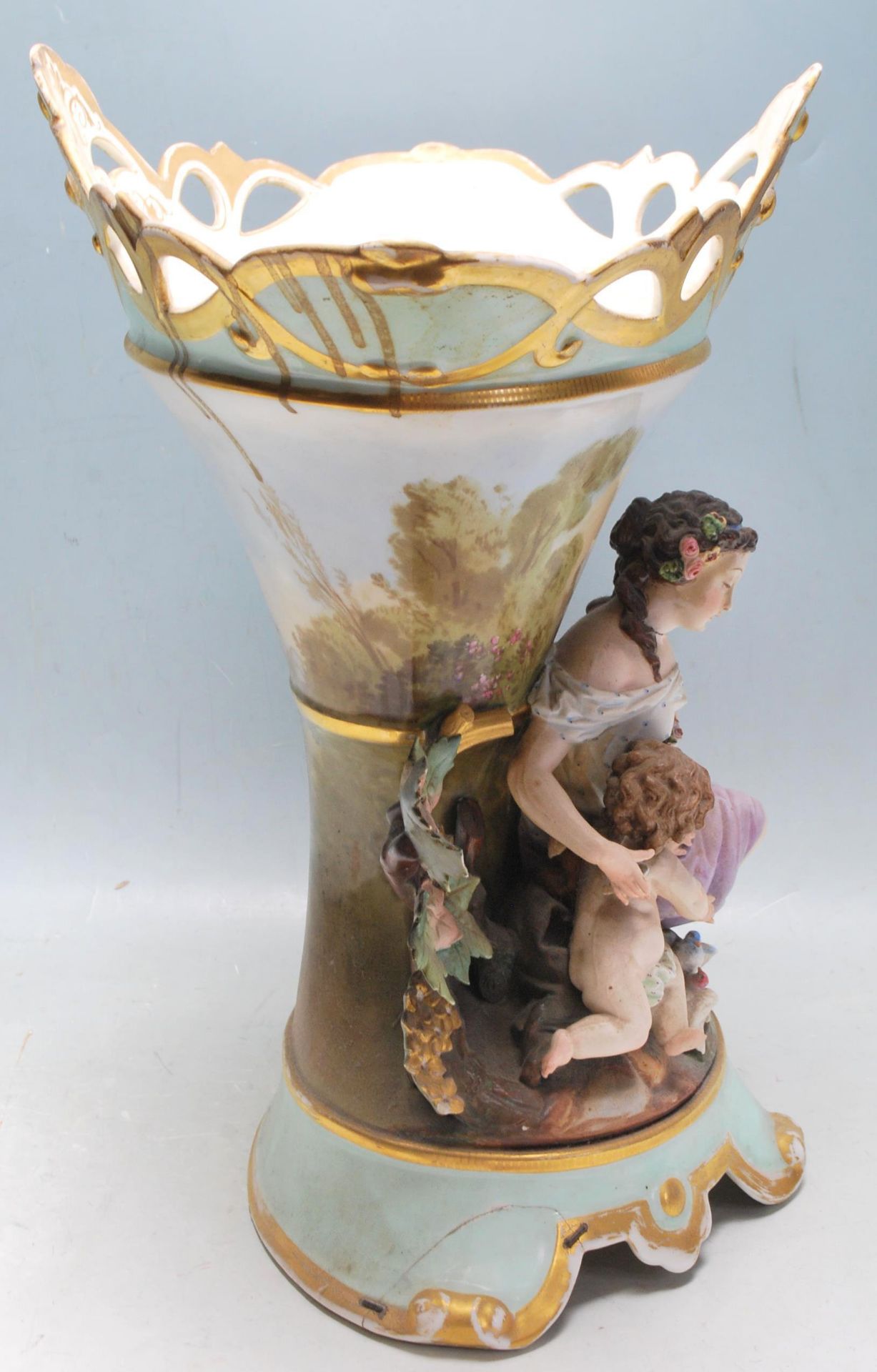 19TH CENTURY MANNER OF MINTONS PORCELAIN VASE - Bild 3 aus 10