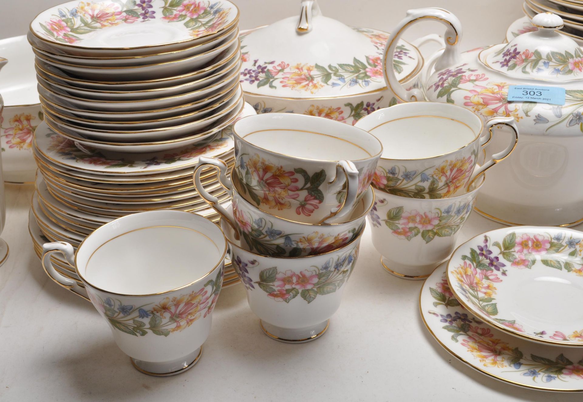 VINTAGE 20TH CENTURY PARAGON COUNTRY LANE PATTERN DINNER SET - Bild 10 aus 16