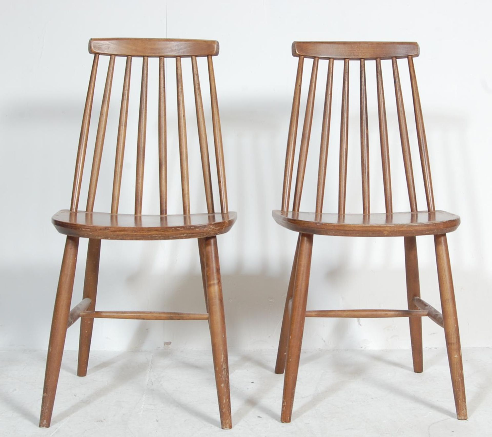 RETRO VINTAGE LATE 20TH CENTURY ERCOL STYLE EXTENDABLE DINING AND CHAIRS - Bild 7 aus 9