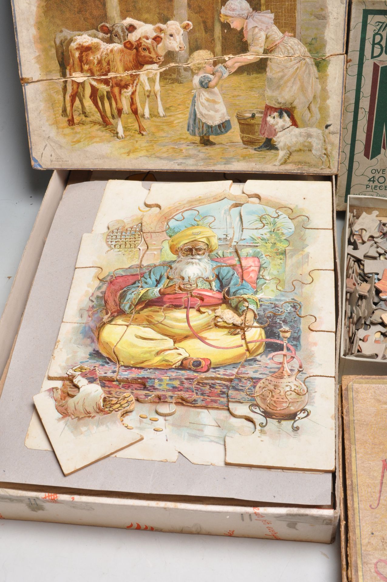 ANTIQUE COLLECTION OF CHILDREN'S JIGSAW PUZZLES - Image 2 of 9