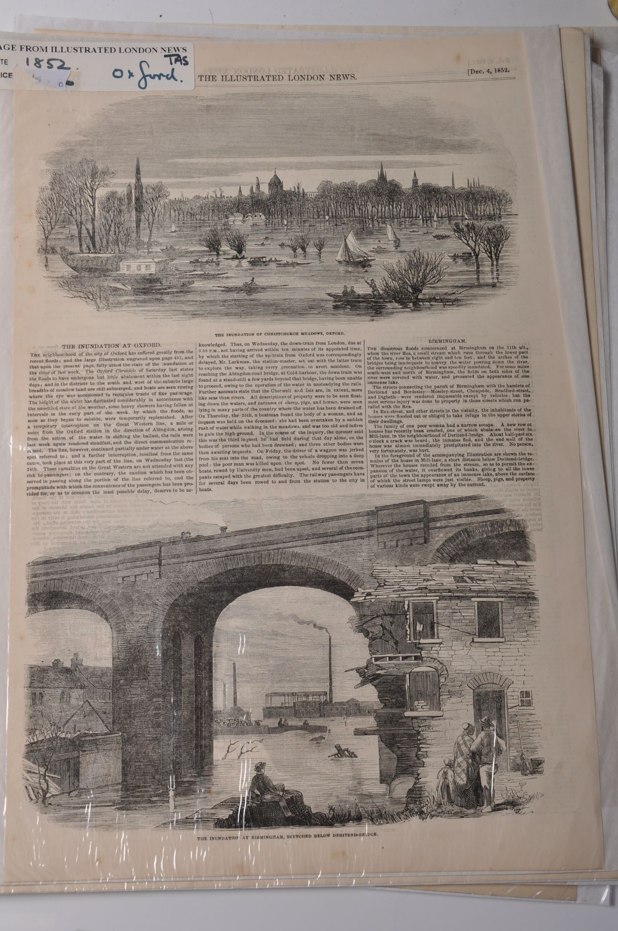 COLLECTION OF VICTORIAN ILLUSTRATED NEWSPAPER PAGES - Bild 7 aus 18