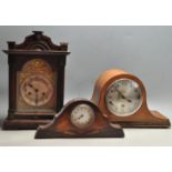 COLLECTION OF THREE EARLY 20TH CENTURY MANTEL CLOCKS