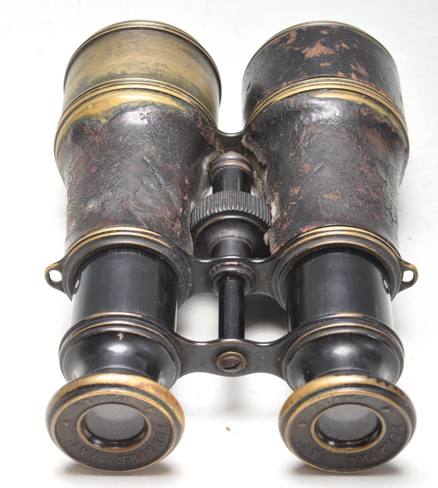 ANTIQUE WWI LEMAIRE PARIS FRENCH BINOCULARS - Bild 4 aus 6