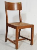 19TH CENTURY ARTS AND CRAFTS LIGHT OAK AND ELM CHAIR