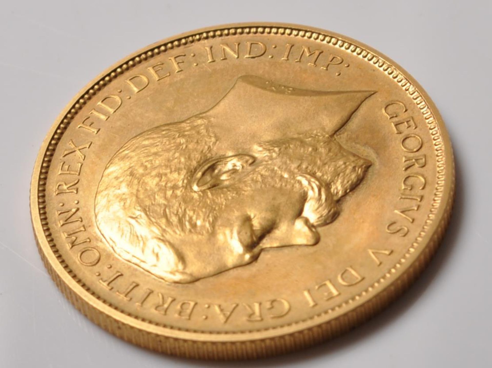1911 DOUBLE SOVEREIGN £2 GOLD COIN - Bild 3 aus 4