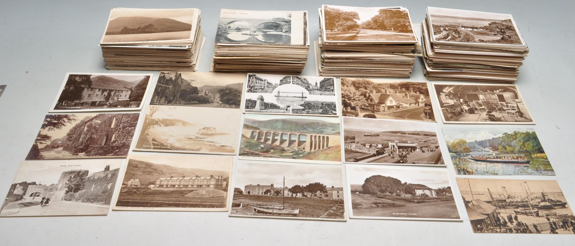 LARGE COLLECTION OF OLD BRITISH PICTURE POSTCARDS