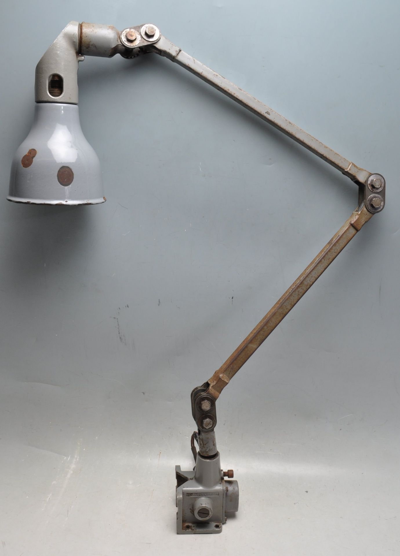 RETRO VINTAGE INDUSTRIAL MEK ELEK ANGLEPOISE LAMP