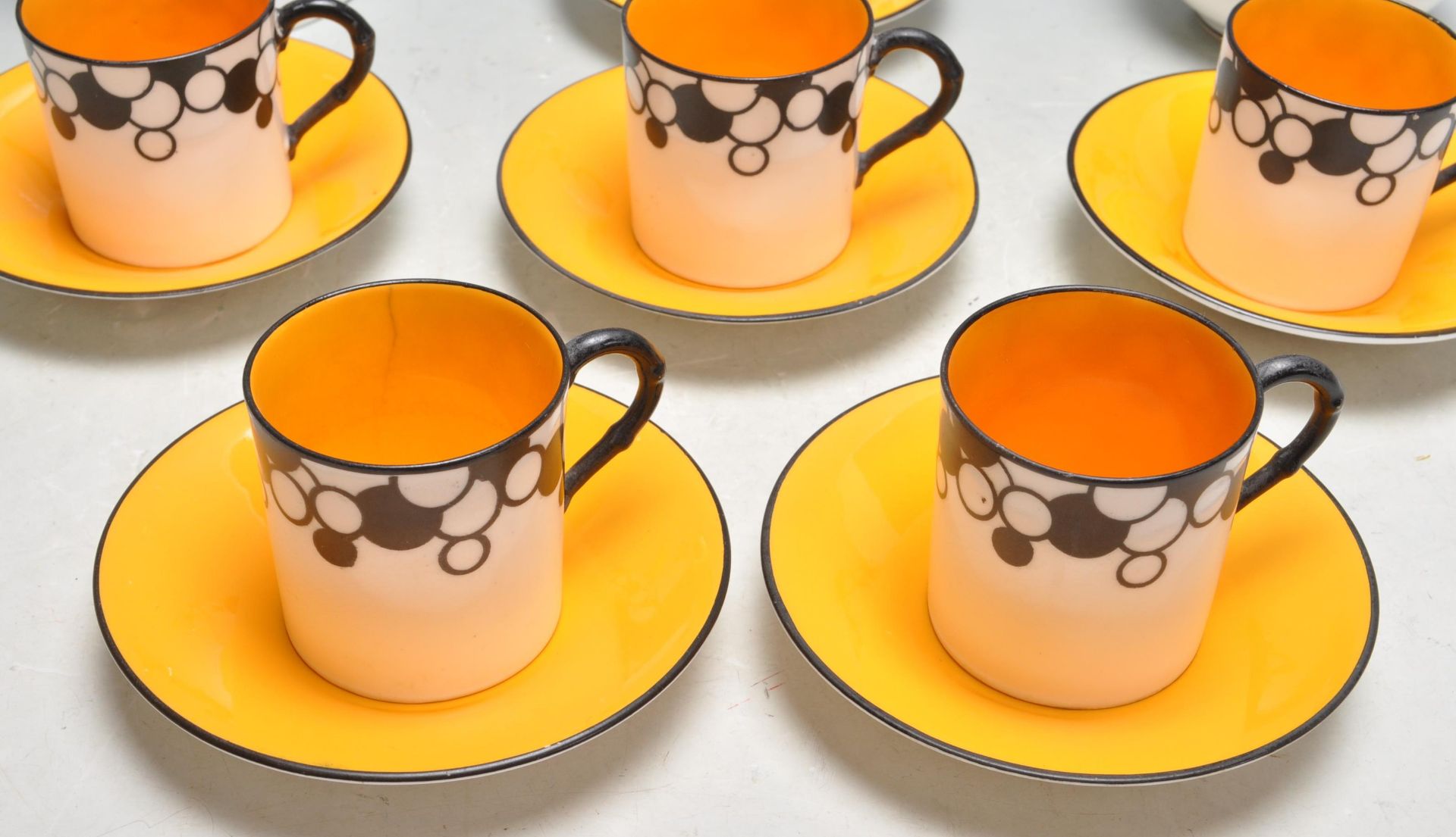 1920’S ART DECO ROYAL WORCESTER COFFEE SET - Bild 2 aus 10