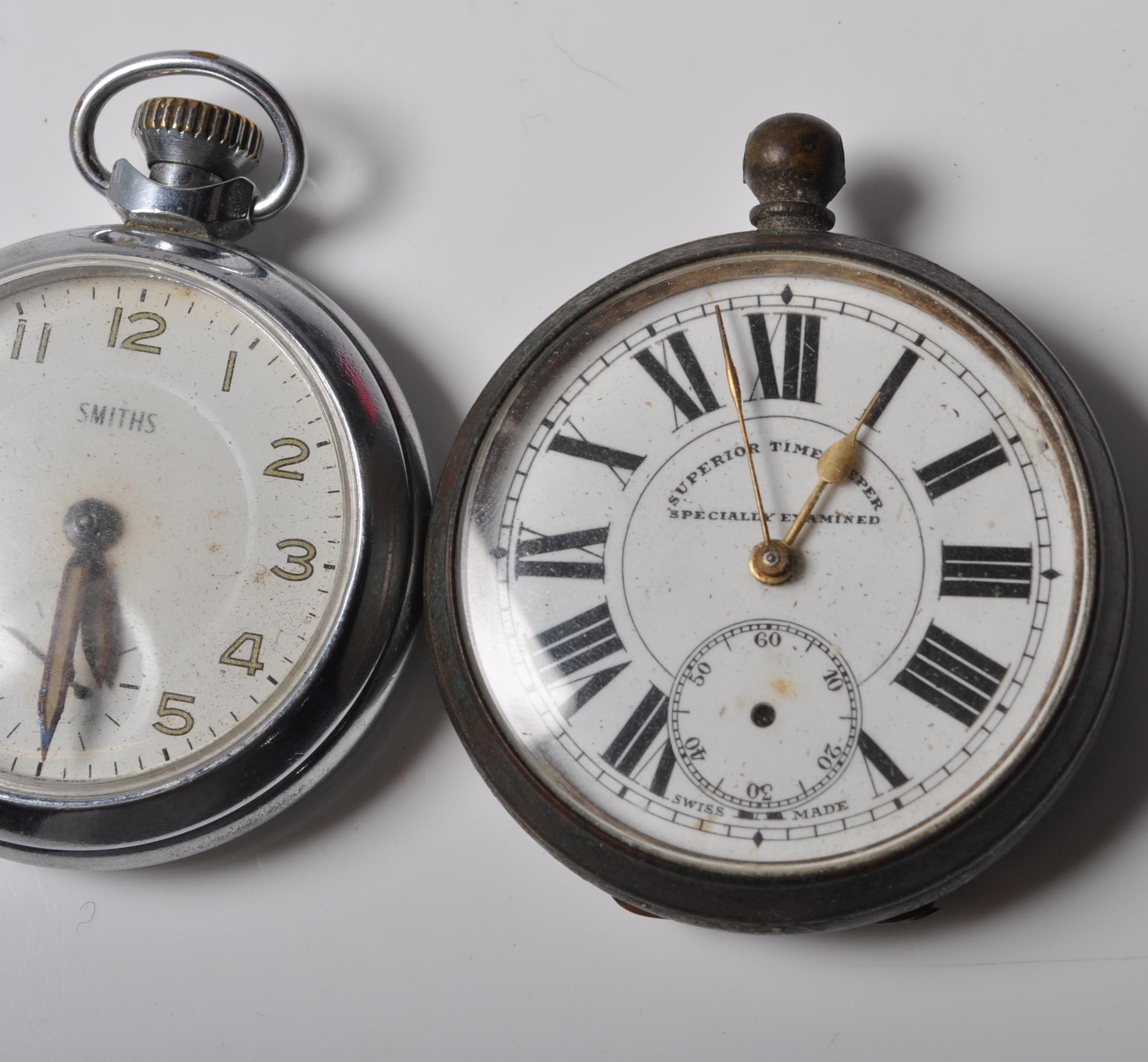 GROUP OF THREE 20TH CENTURY POCKET WATCHES - Image 3 of 7