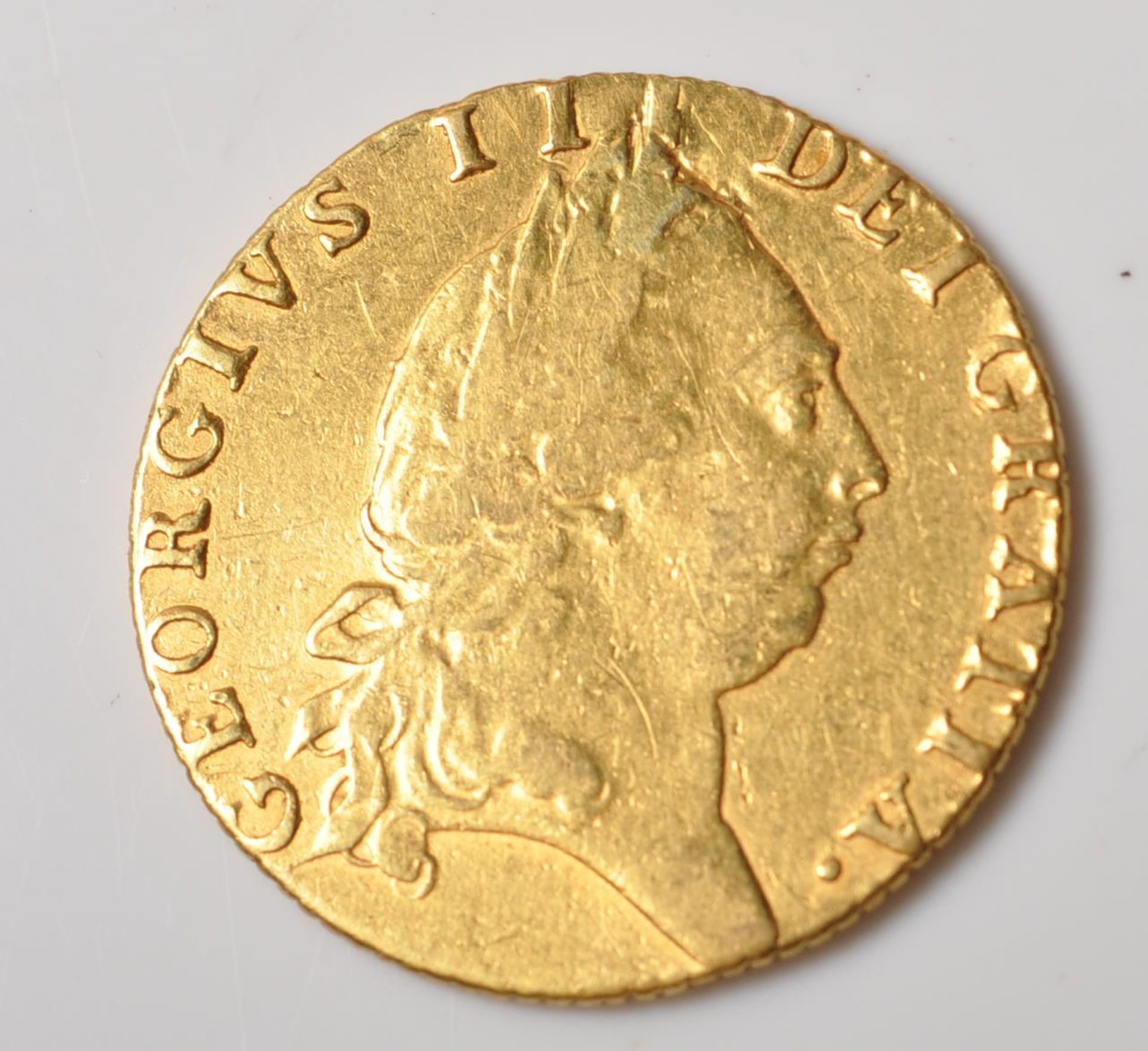 1792 GEORGIAN GOLD SPADE GUINEA COIN