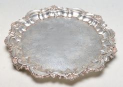 ANTIQUE BARKER BROTHERS SILVER SALVER