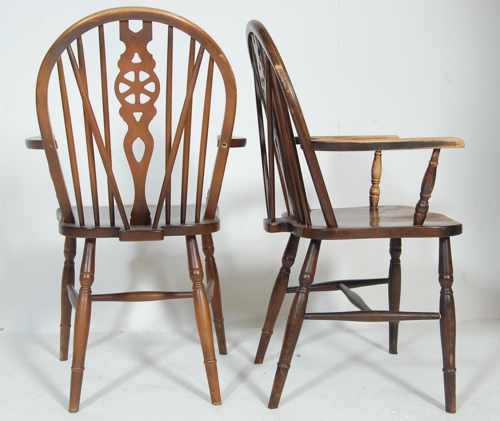 HARLEQUIN SET OF FOUR VINTAGE MID CENTURY KITCHEN DINING CHAIRS - Image 4 of 6