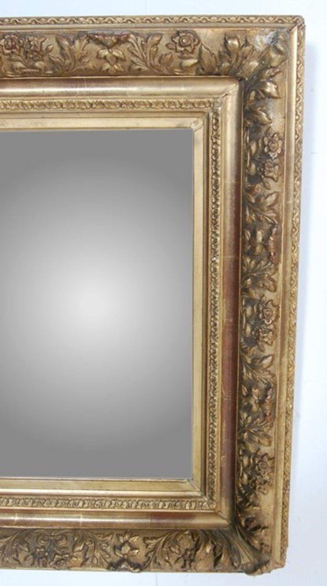 19TH CENTURY VICTORIAN GILT WOOD CUSHION MIRROR AND ANOTHER - Bild 15 aus 21