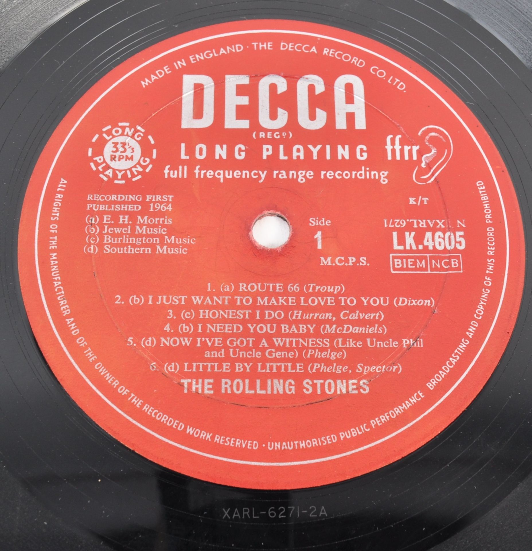 THE ROLLING STONES FIRST ALBUM - 1964 DECCA RELEASE - Bild 2 aus 3