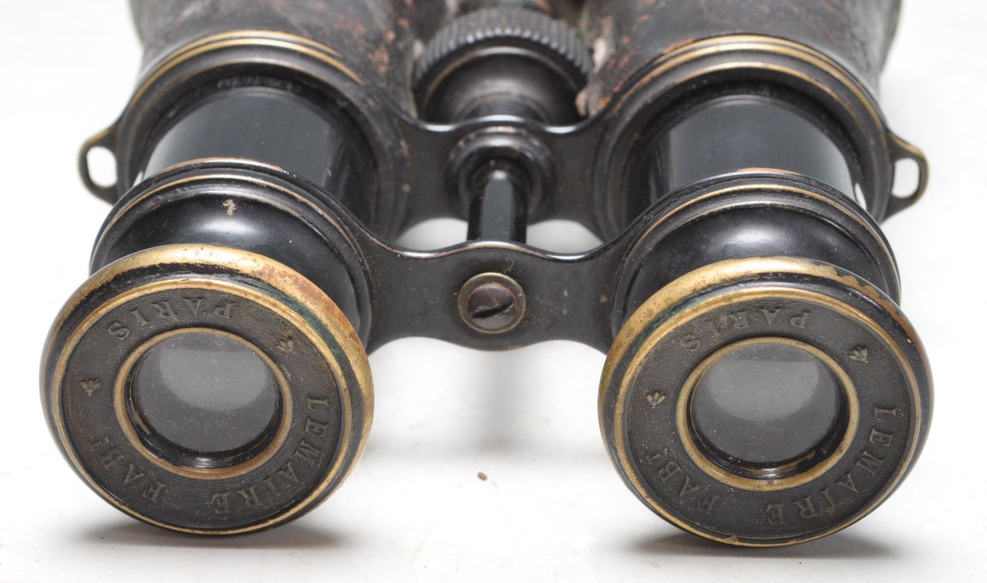 ANTIQUE WWI LEMAIRE PARIS FRENCH BINOCULARS - Bild 5 aus 6