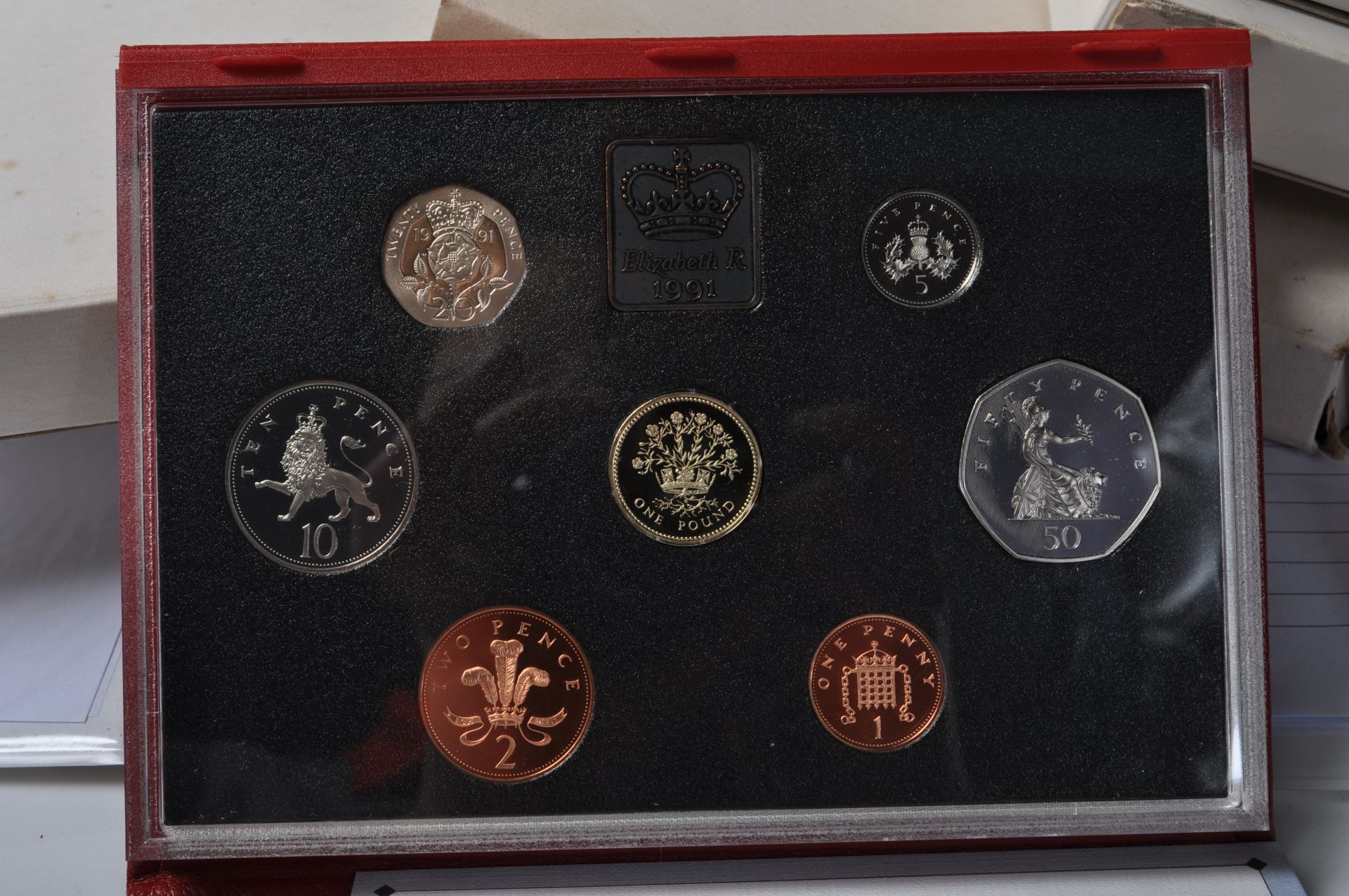 FOURTEEN 1980'S AND 1990'S UNITED KINGDOM COIN SETS - Bild 10 aus 15