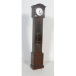 1930’S OAK CASE EIGHT DAY GRANDMOTHER CLOCK BY HALLER A.G.