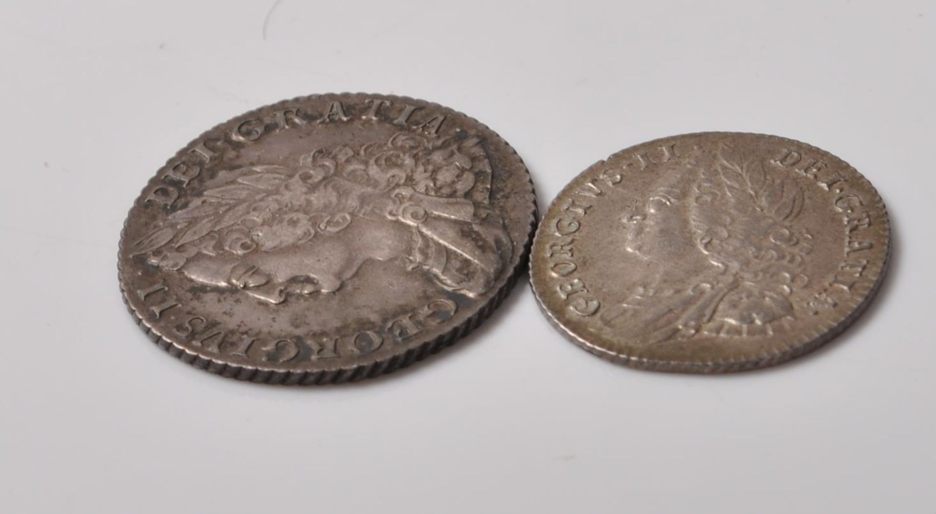 18TH CENTURY GEORGIAN SHILLING AND SIXPENCE - Bild 4 aus 4