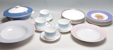 COLLECTION OF LATE 20TH CENTURY FINE BONE CHINA INCLUDING WEDGWOOD AND MORE
