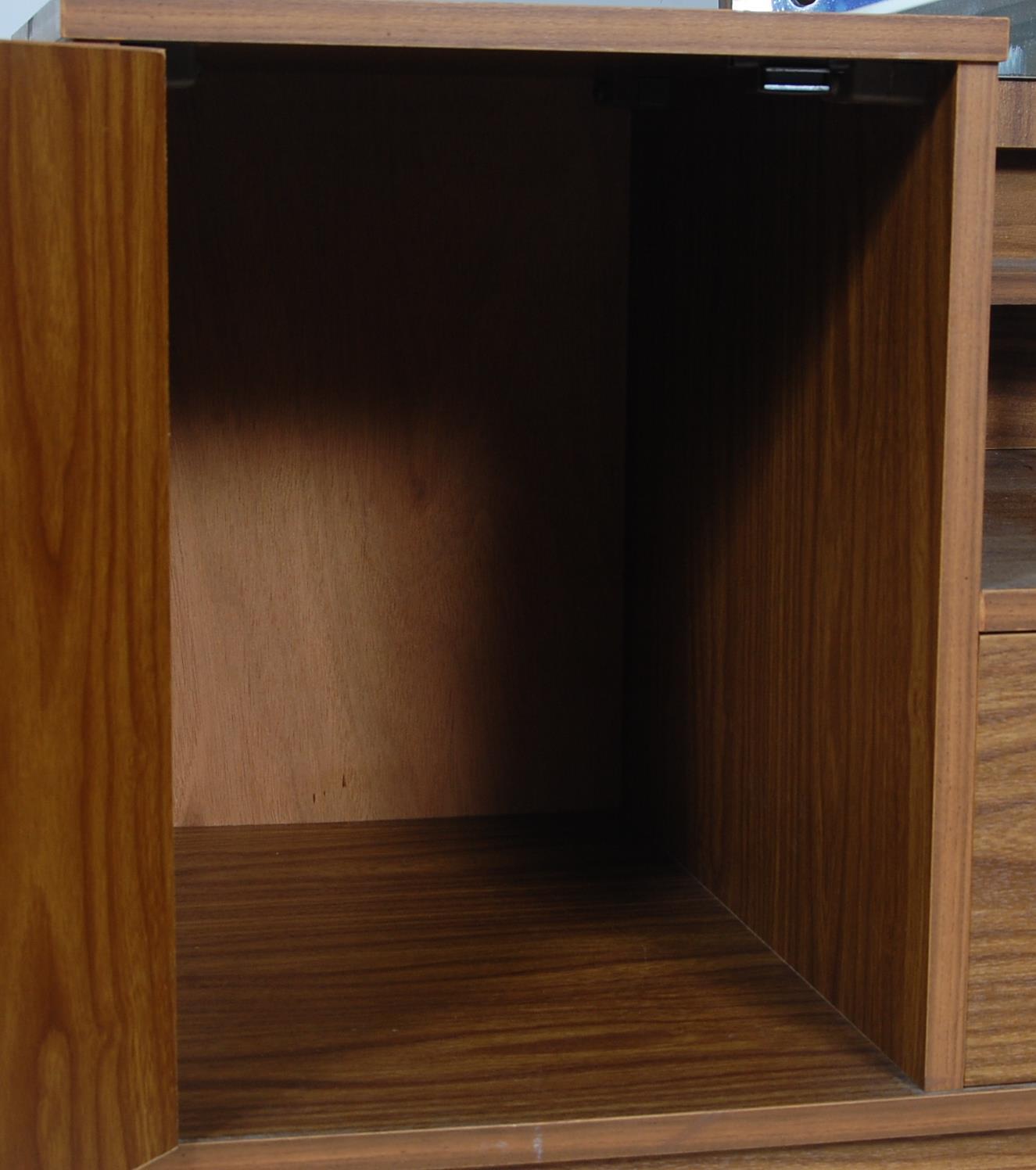 1970’S TEAK WOOD VENEER DRESSING TABLE AND CHEST OF DRAWERS - Image 5 of 9