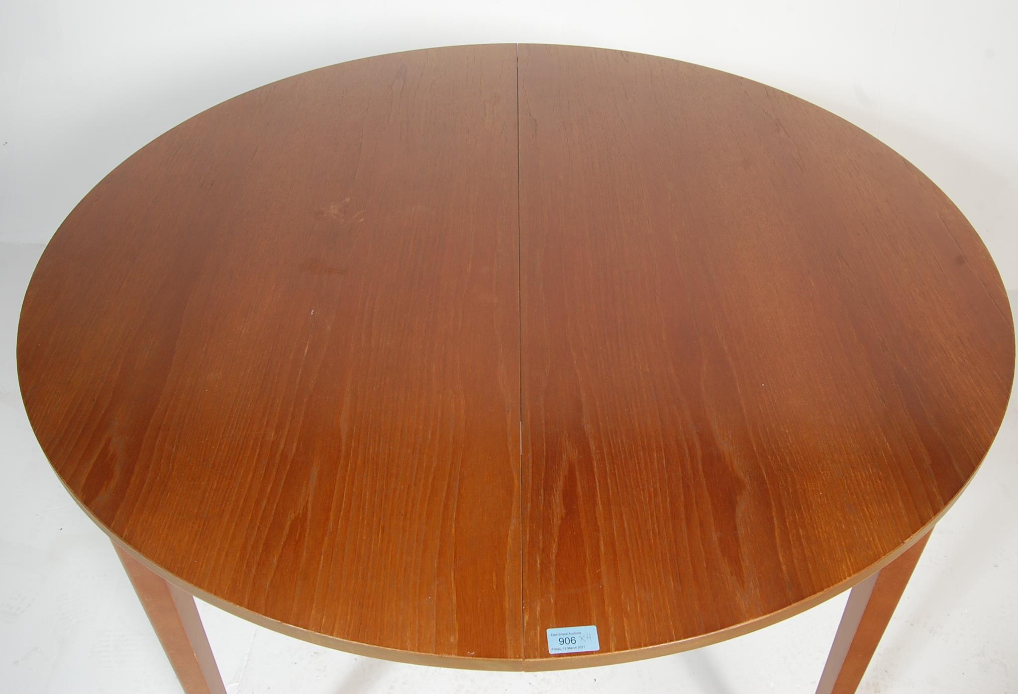 RETRO VINTAGE 1970S TEAK WOOD TABLE AND CHAIRS - Image 5 of 9