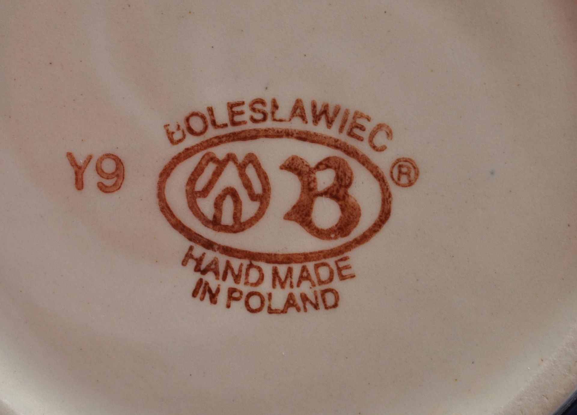 VINTAGE RETRO BOLESLAWIEC POLISH ART POTTERY TABLE WARE - Bild 17 aus 17