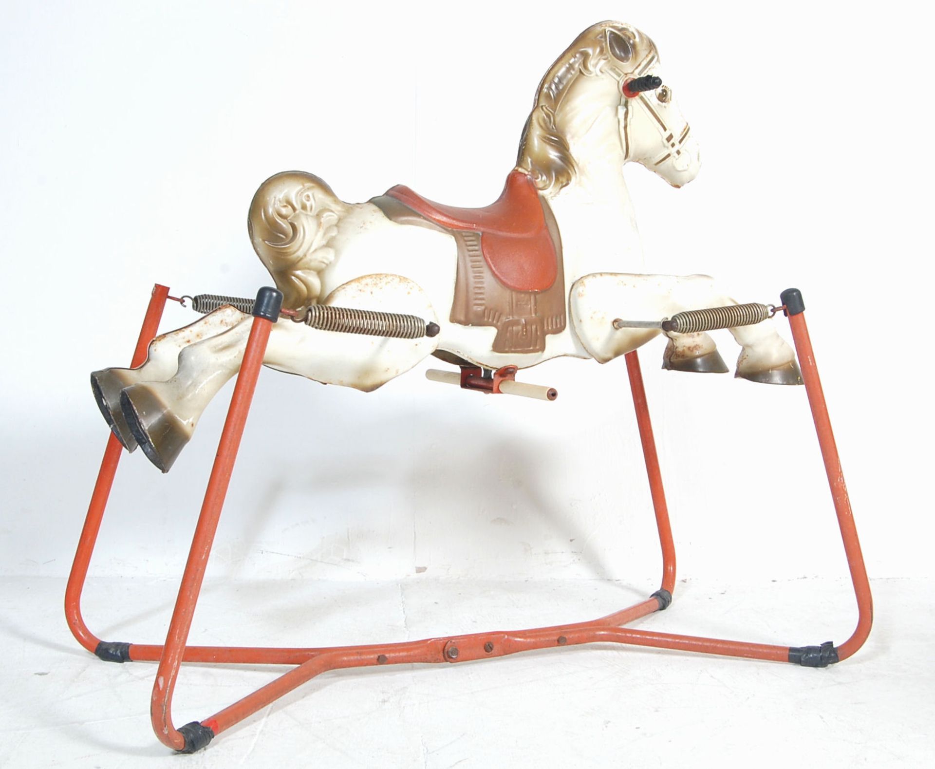 VINTAGE 1960'S MOBO PRAIRIE KING HORSE TOY