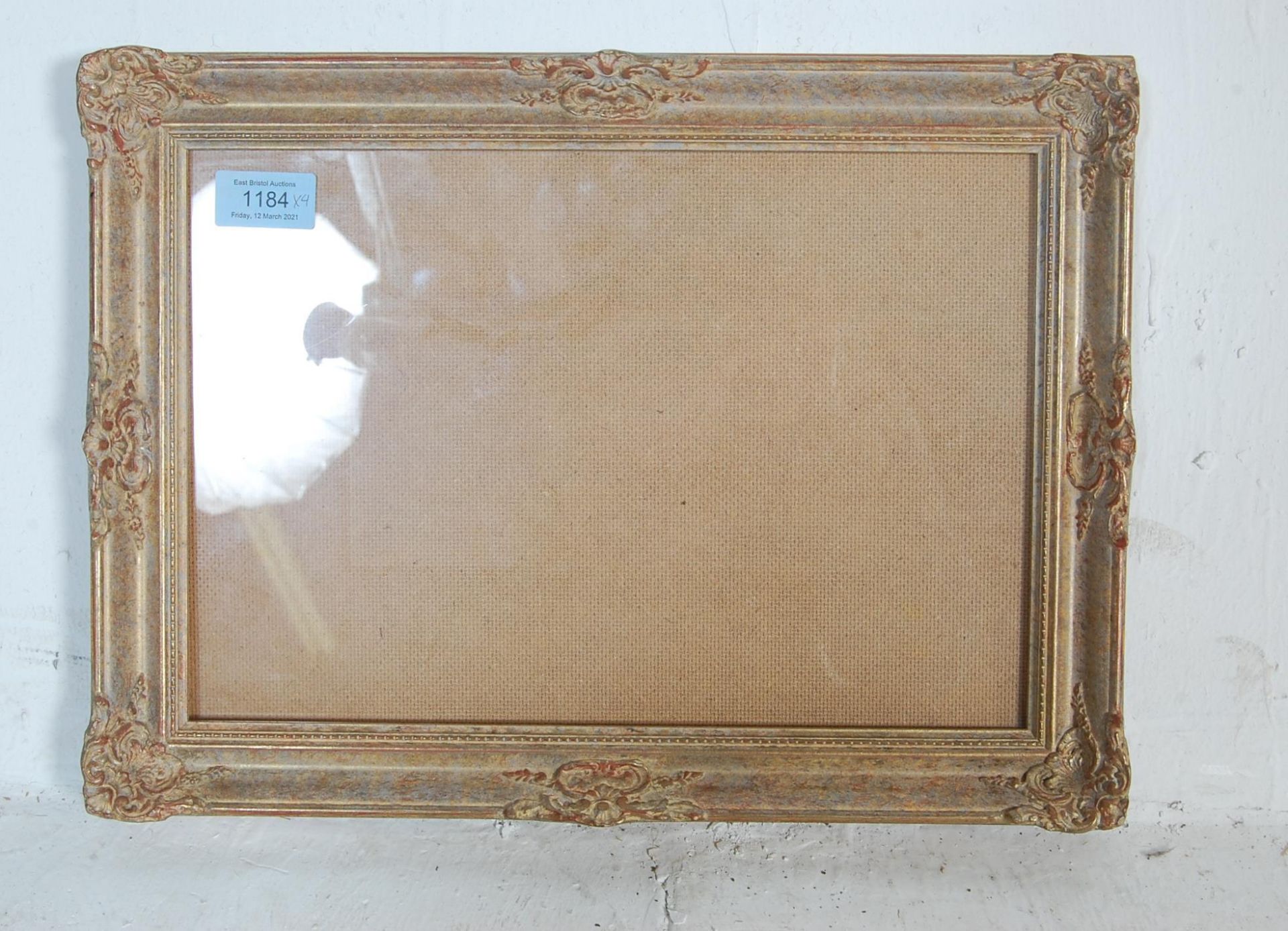FOUR VINTAGE 20TH CENTURY BAROQUE STYLE GILDED PICTURE FRAMES - Image 2 of 25