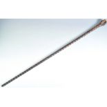 VICTORIAN AESTHETIC MOVEMENT LABURNUM WALKING STICK CANE