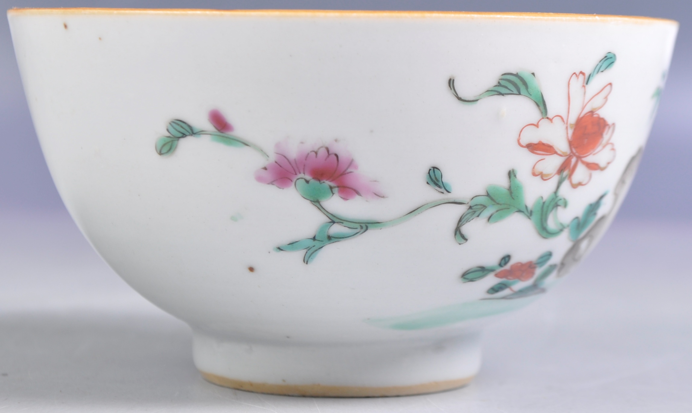 ANTIQUE 18TH CENTURY CHINESE WUCAI DECORATED BOWL - Image 2 of 6