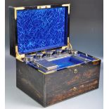 ASPREYS OF LONDON 19TH CENTURY COROMANDEL VANITY BOX