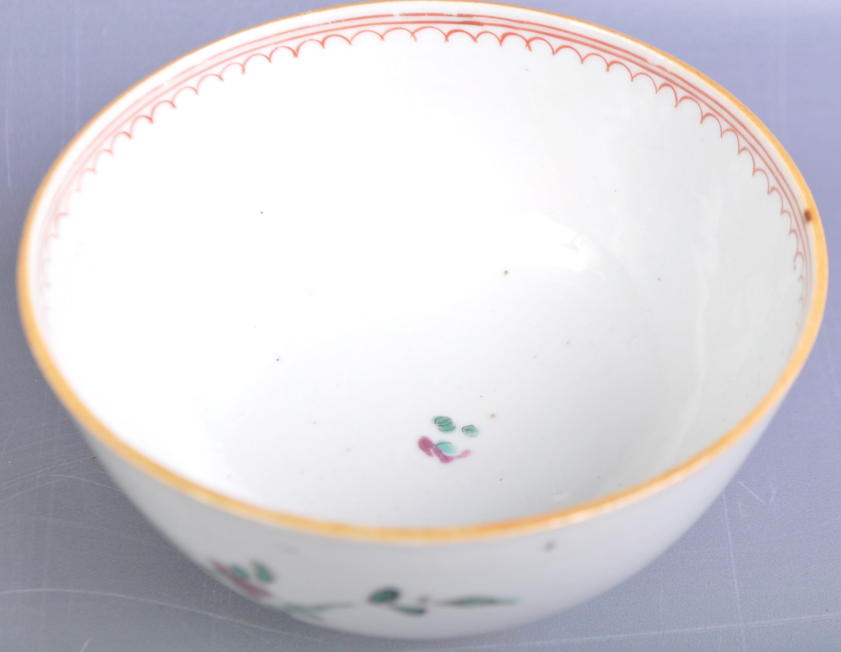 ANTIQUE 18TH CENTURY CHINESE WUCAI DECORATED BOWL - Image 6 of 6