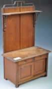 19TH CENTURY ANTIQUE MINIATURE KITCHEN DRESSER