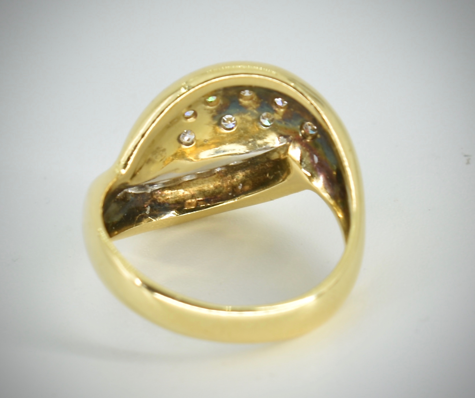 18ct Gold & Diamond Diamond Dress Ring - Image 3 of 3