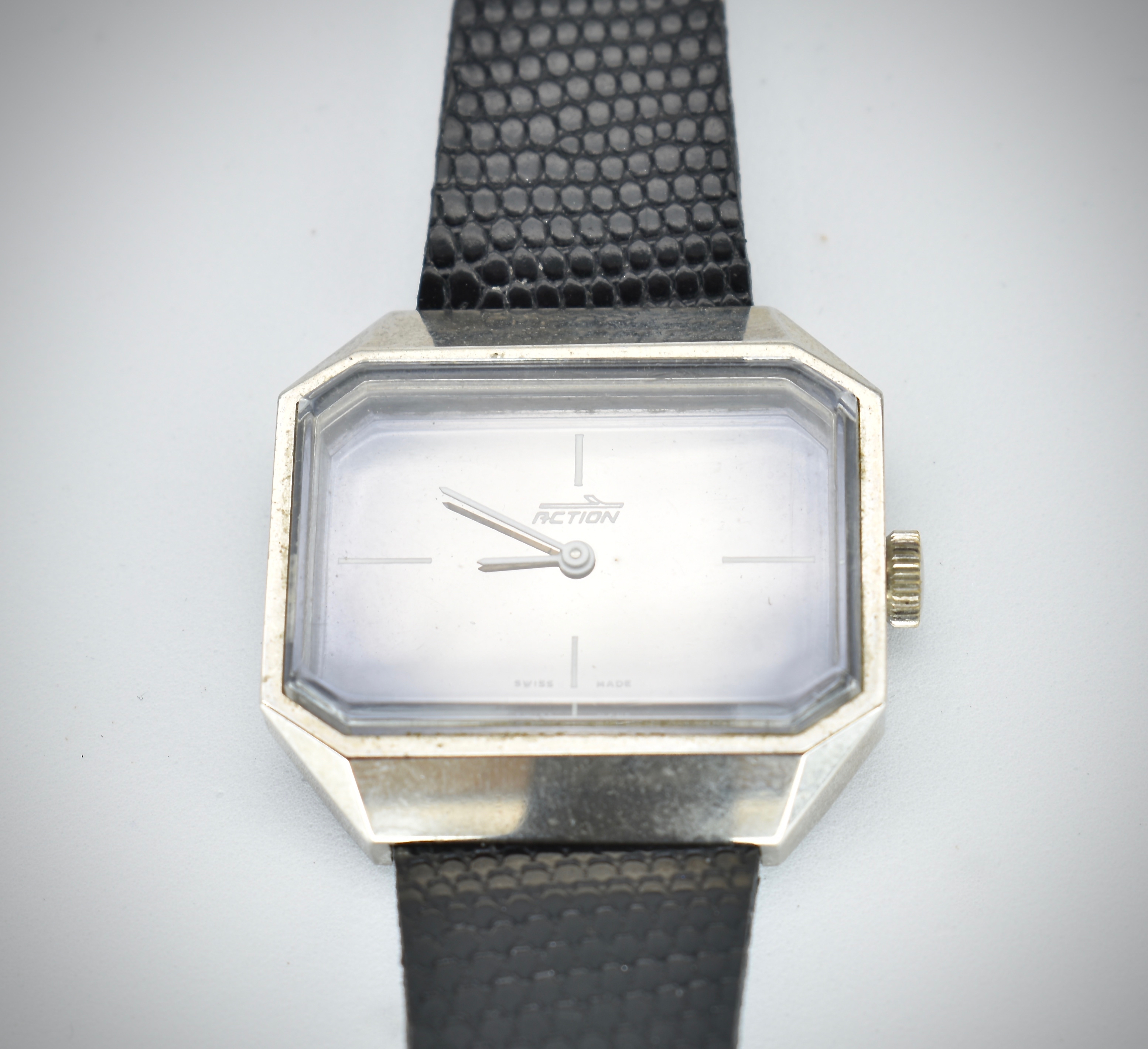 Mid Century Retro Action Swiss Made Gentleman's Wristwatch / Watch