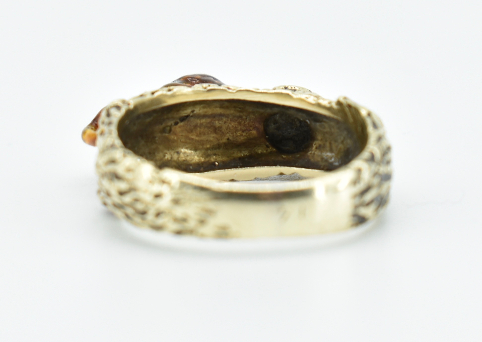 Gold & Enamel Figural Dress Ring - Image 6 of 7