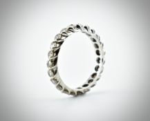 18ct White Gold & Diamond Eternity Ring