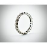 18ct White Gold & Diamond Eternity Ring