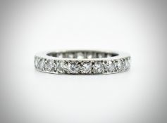 An 18ct Gold Platinum & Diamond Eternity Ring