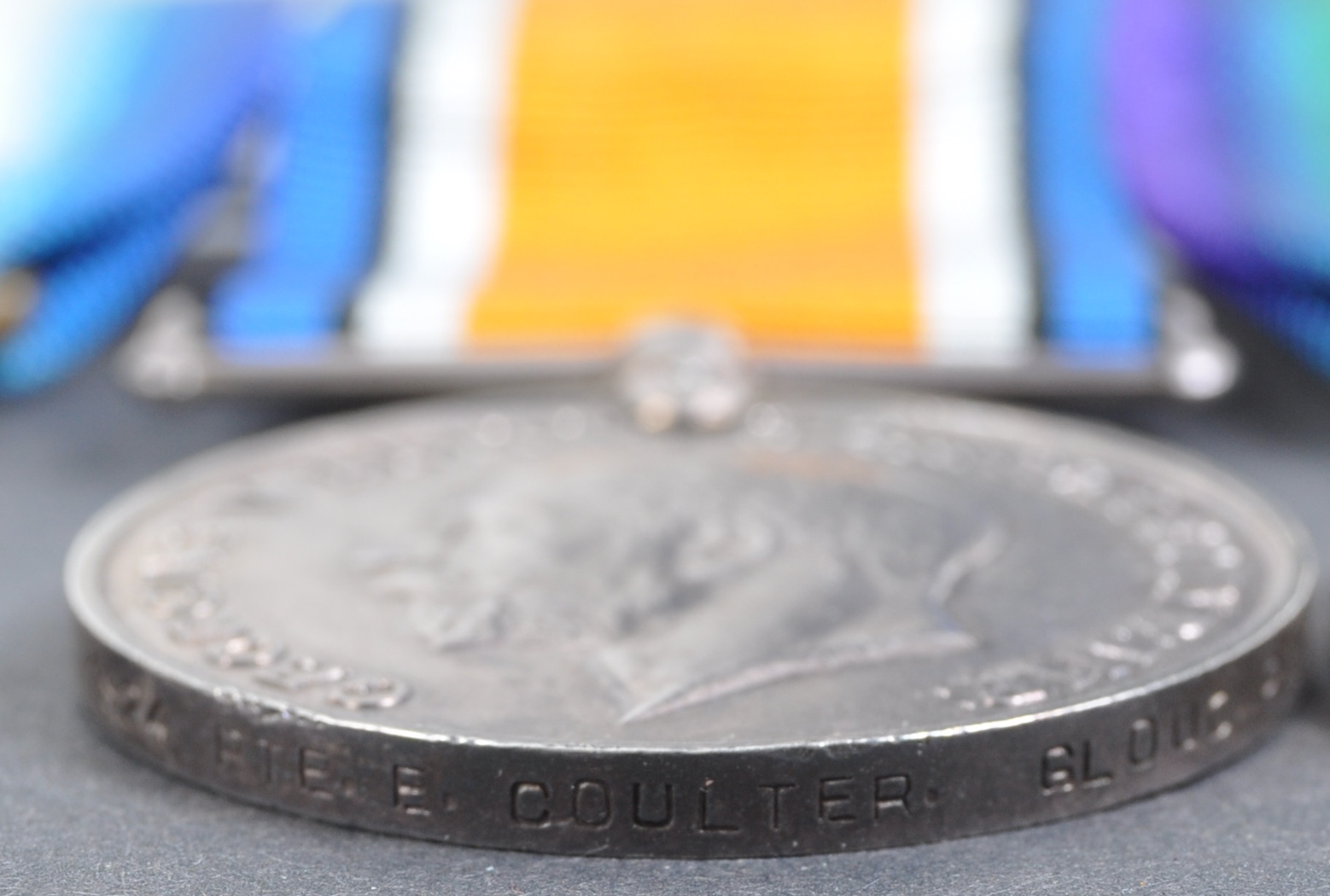 WWI FIRST WORLD WAR MEDAL TRIO - GLOUCESTERSHIRE REGIMENT - Image 2 of 6