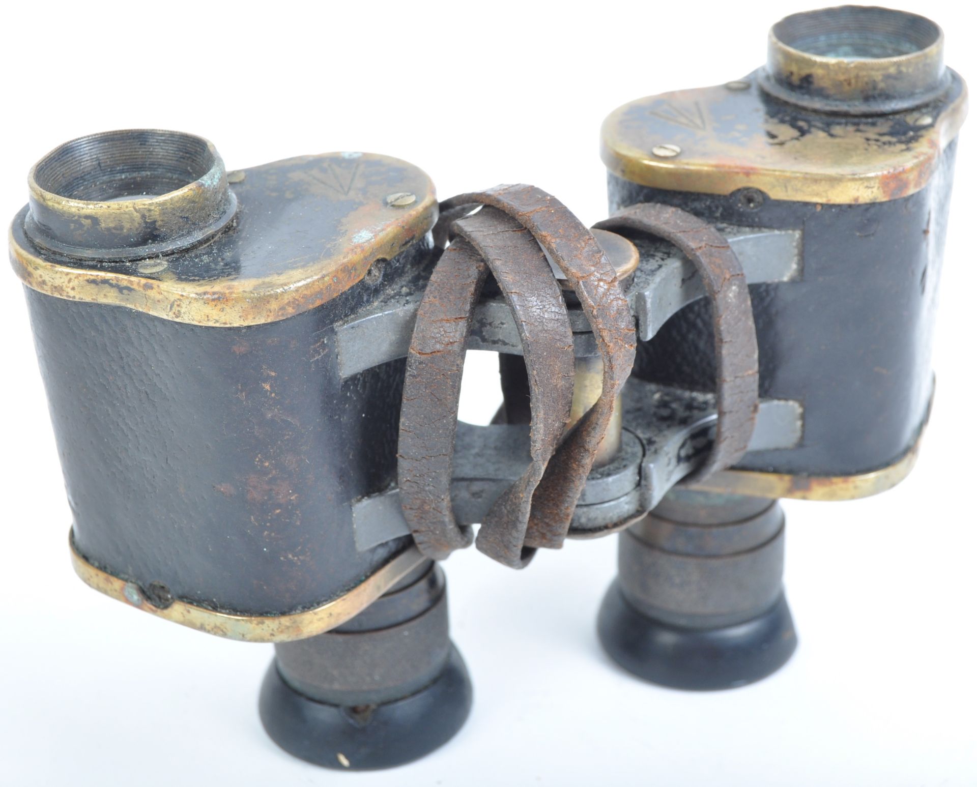 WWI FIRST WORLD WAR WATSON & SON FIELD BINOCULARS - Bild 2 aus 8