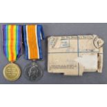 WWI FIRST WORLD WAR MEDAL GROUP - LINCONSHIRE REGIMENT PRIVATE