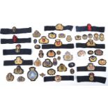 LARGE COLLECTION OF ASSORTED ROYAL & MERHCANT NAVY BADGES