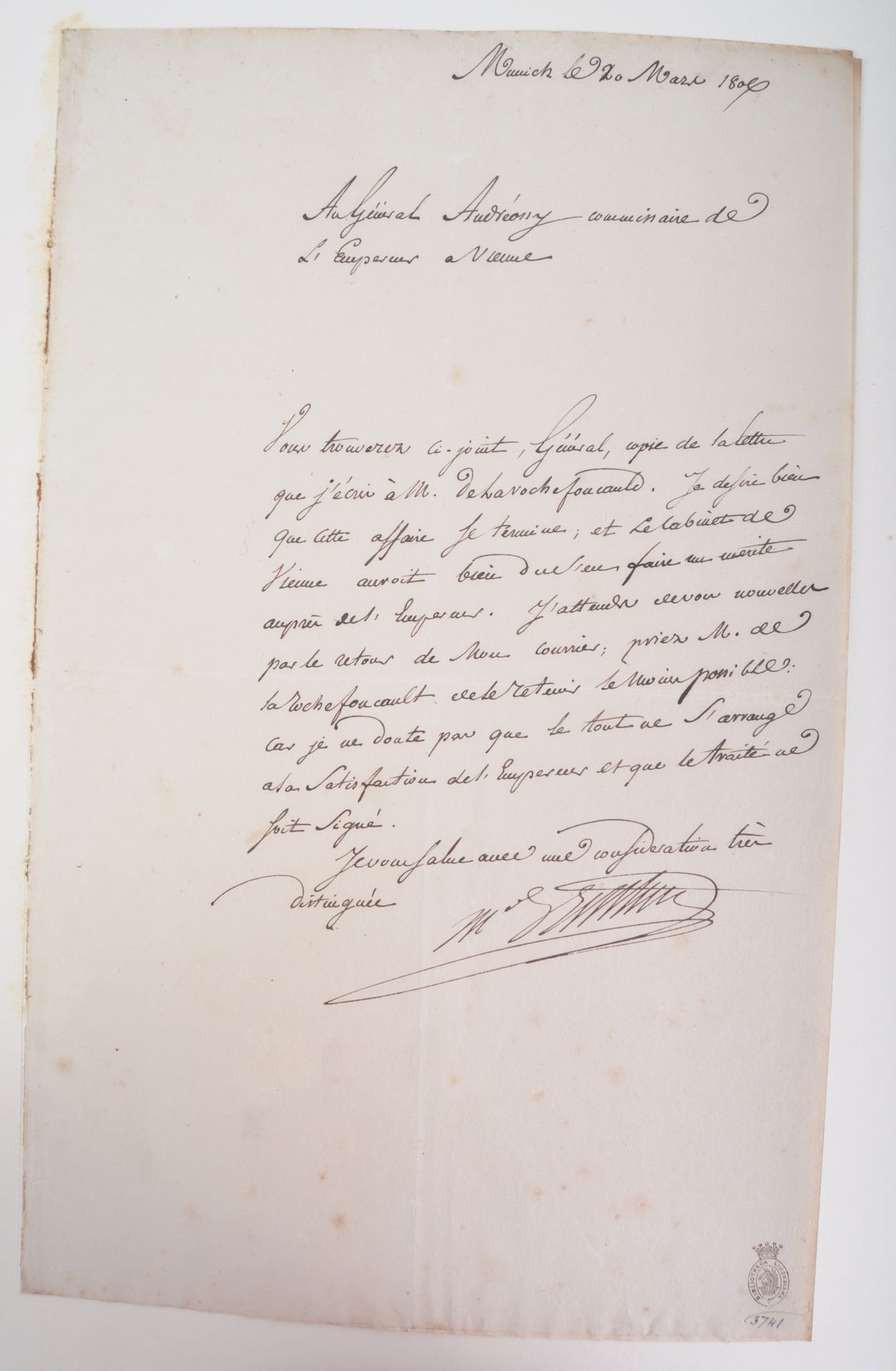 NAPOLEONIC WARS - EXCEPTIONAL COLLECTION OF LETTERS - Image 110 of 216