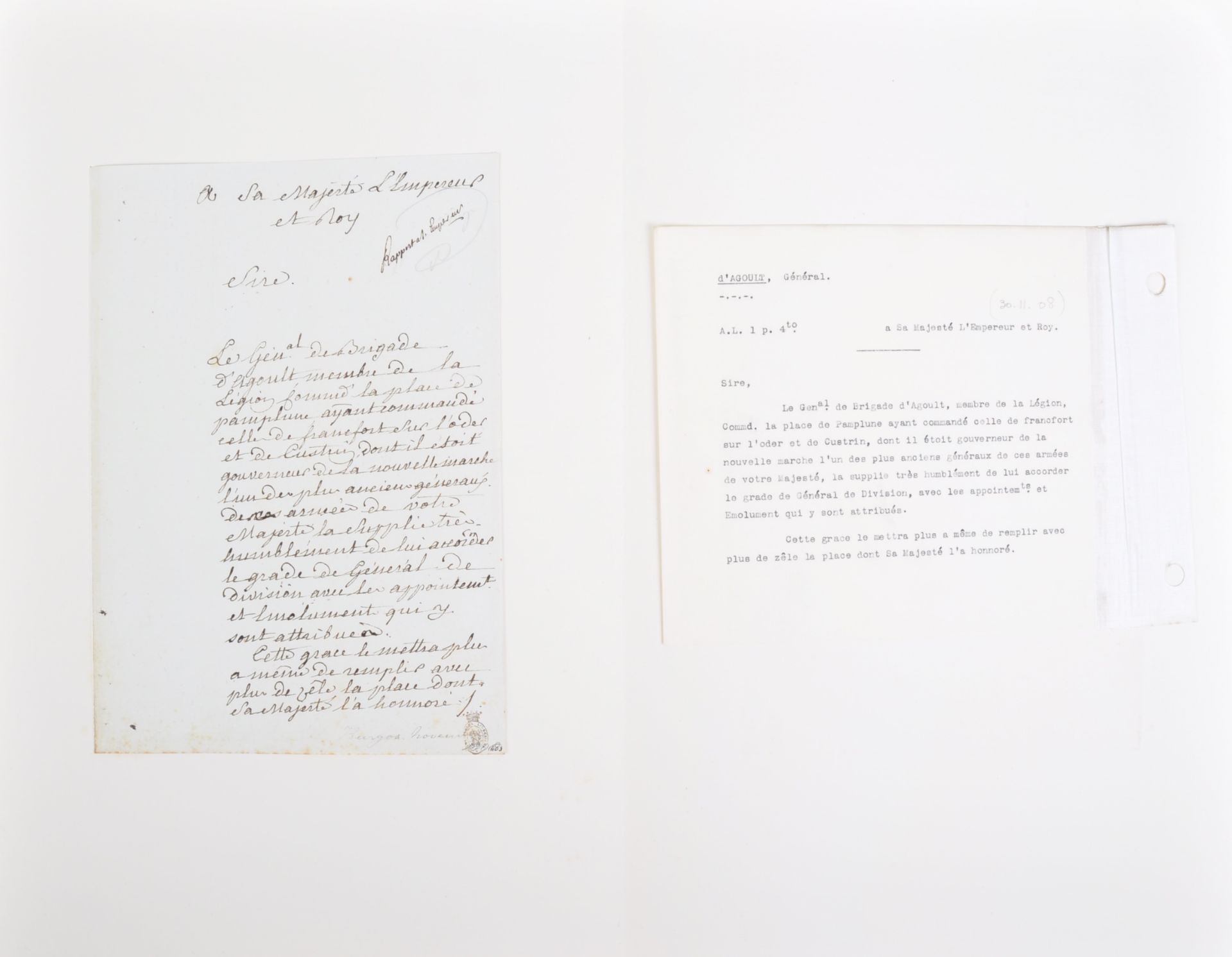 NAPOLEONIC WARS - EXCEPTIONAL COLLECTION OF LETTERS - Image 120 of 216