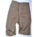 PAIR OF WWII BRITISH ARMY PATTERN BATTLEDRESS TROUSERS